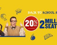 Ryanair back to school seat sale