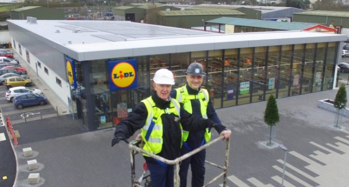 Lidl Ireland Invests €1 Million in the Installation of Solar Panels at 8 New and Reconstructed Stores