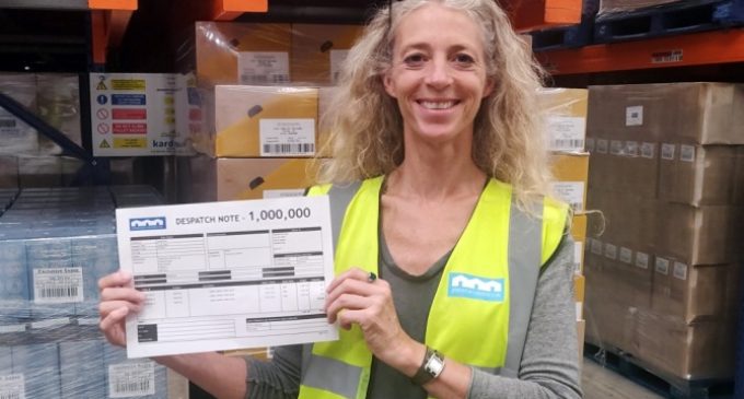 Johnston Logistics UK Reaches 1 Million Orders