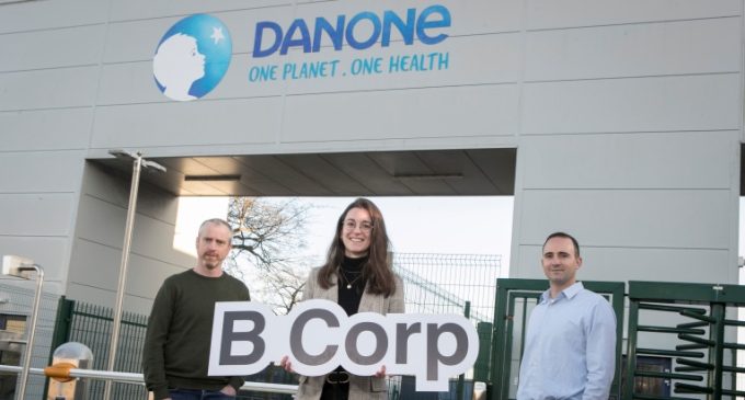 Danone announces all operations in Ireland B Corp accredited