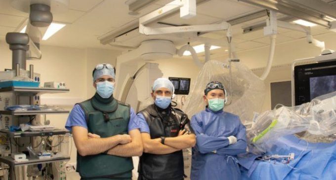 First robotic-guided heart procedure in Ireland and the UK