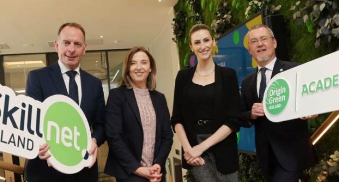 Bord Bia and Skillnet Ireland launch Origin Green Academy to develop sustainability skills and talent for the Irish food and drink industry
