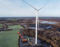 First installed turbine at Yellow River Wind Farm marks major milestone