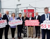 Clonmel Healthcare celebrates 55 years in business and achieves Guaranteed Irish status