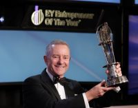 Edward McCloskey Founder of WaterWipes and owner of Boyne Valley Group named Overall and International 2025 EY Entrepreneur Of The Year