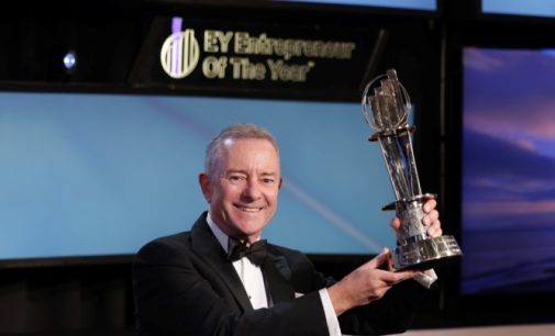 Edward McCloskey Founder of WaterWipes and owner of Boyne Valley Group named Overall and International 2025 EY Entrepreneur Of The Year