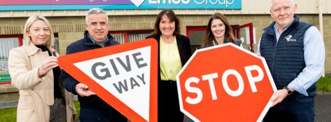 Ernco Group shares €3.2 million contract to replace ROI road signs