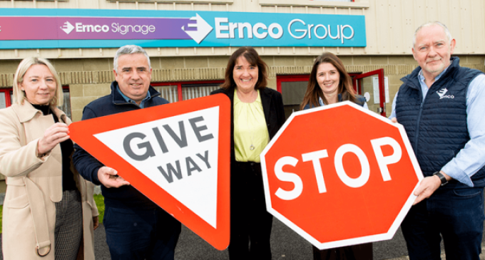 Ernco Group shares €3.2 million contract to replace ROI road signs